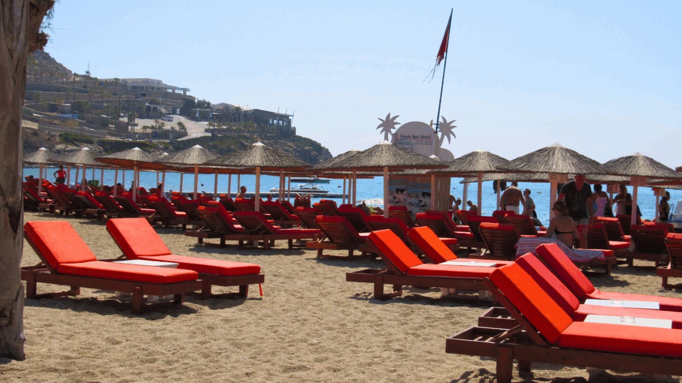 Paradise Beach Mykonos Greece