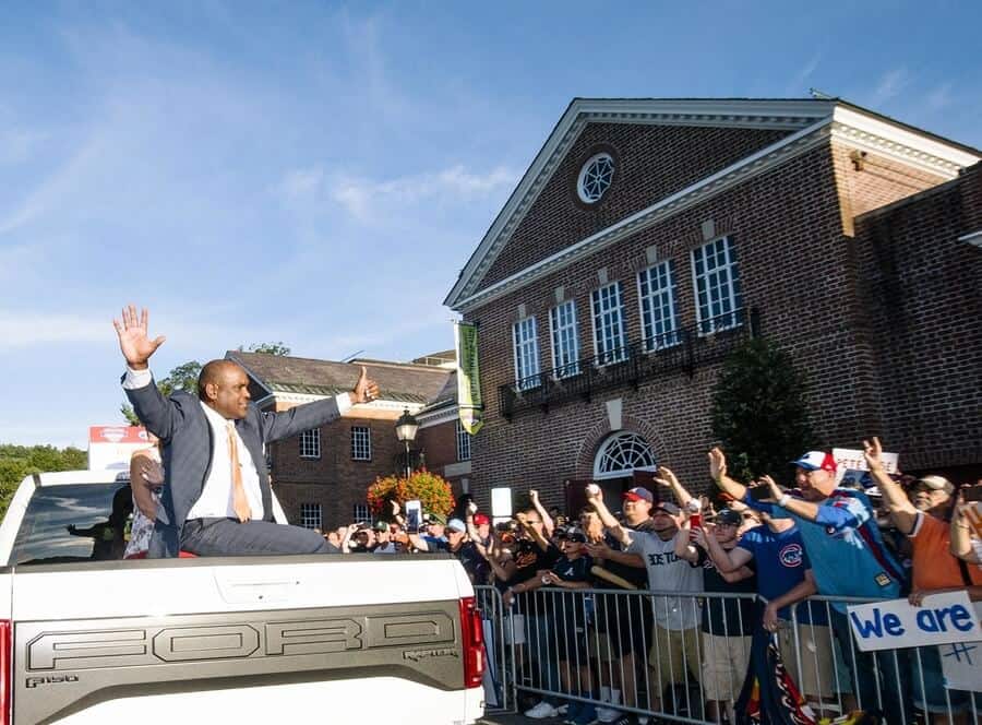 Hall of Fame parade cooperstown