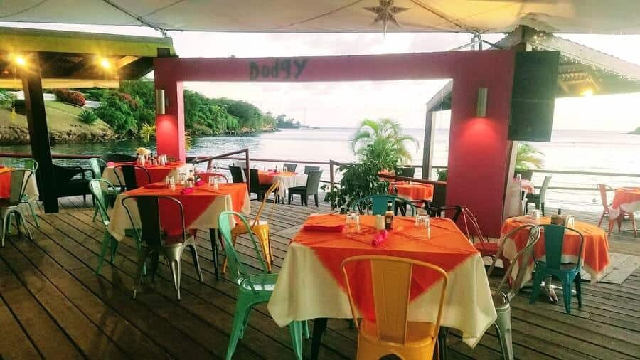 Grenada Dodgy Dock restaurant