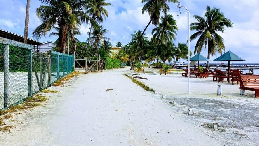 Beach Road Caye Caulker Belize