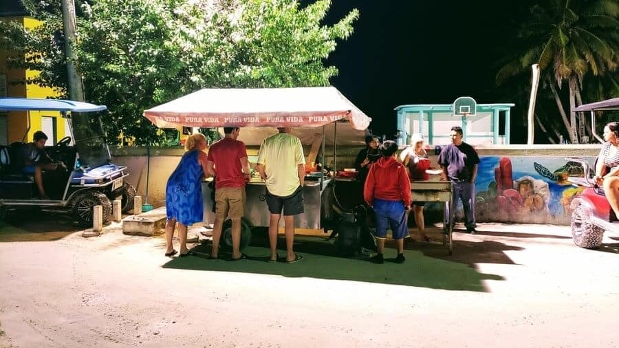 Street food caye caulker belize