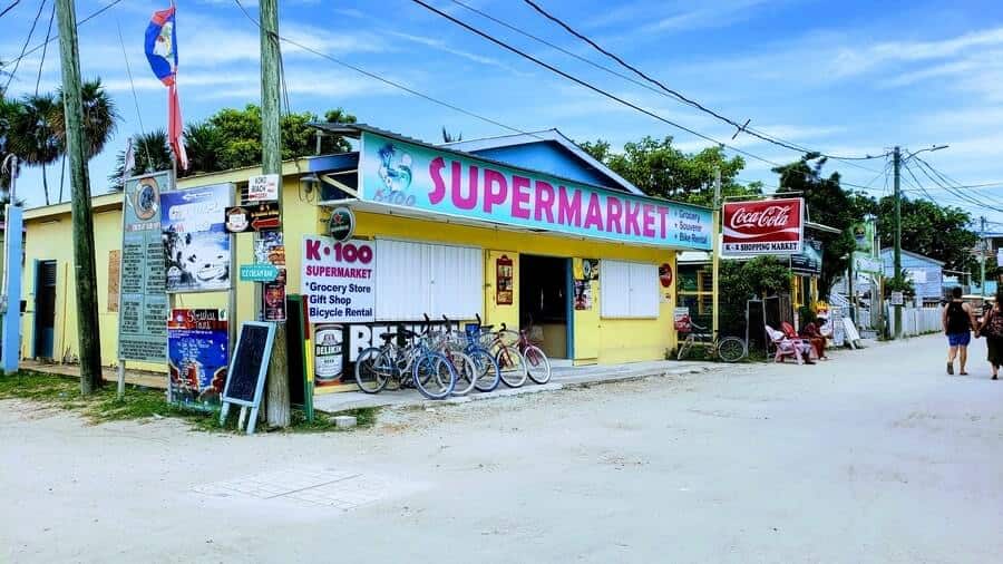 Supermarket caye caulker belize