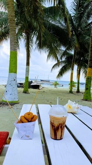 ice n beans food caye caulker belize