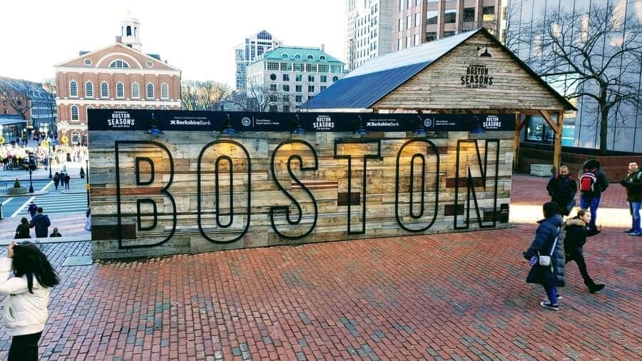 boston sign