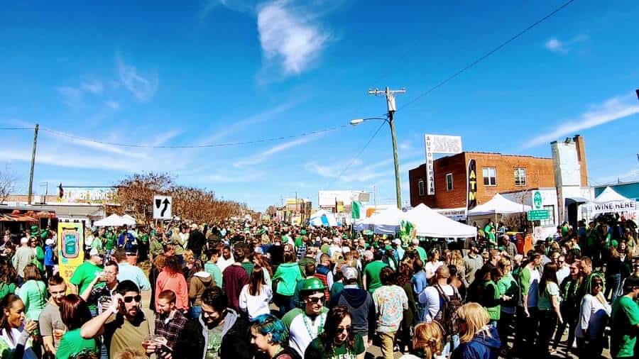 shamrock crowd 2019 richmond boozing abroad