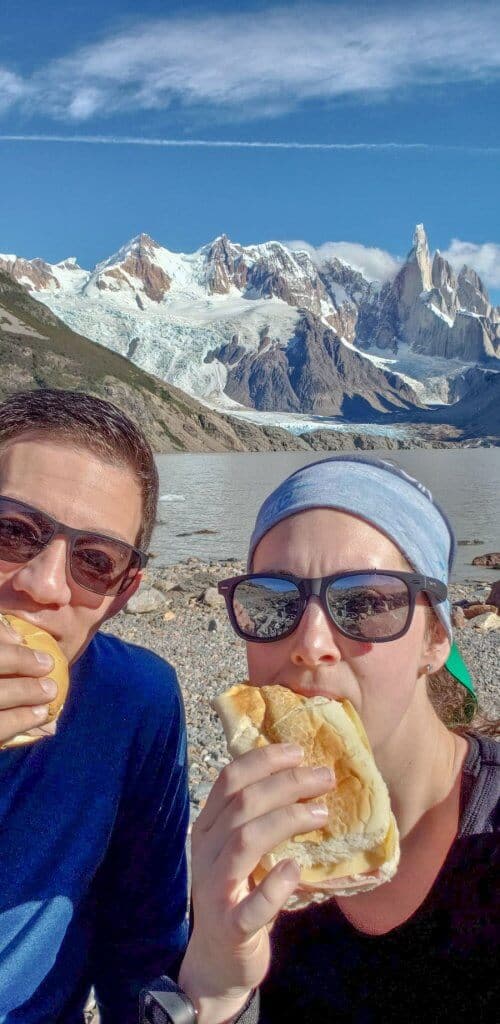 el chalten argentina cerre torre lunch