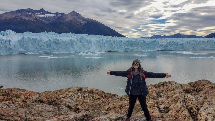 el calafete Glacier Perito Moreno Argentina sam post boat ride