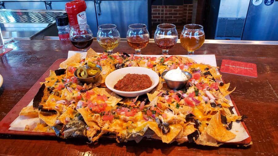 rock bottom flight and nachos