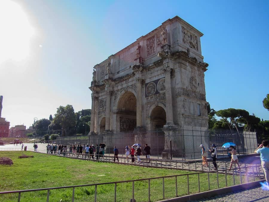 roman forum arch