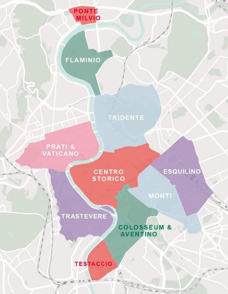 rome neighborhood maps