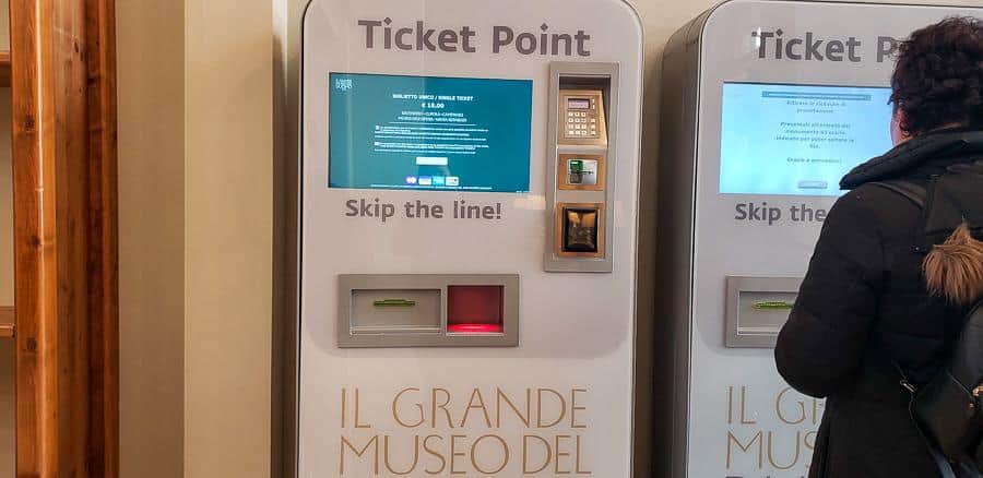 Ticket machine - Il Duomo, Florence Italy