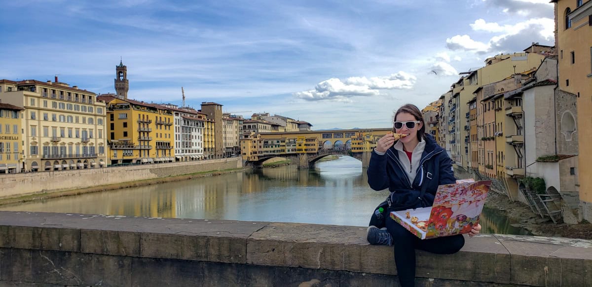 florence - ponte vecchio and sam