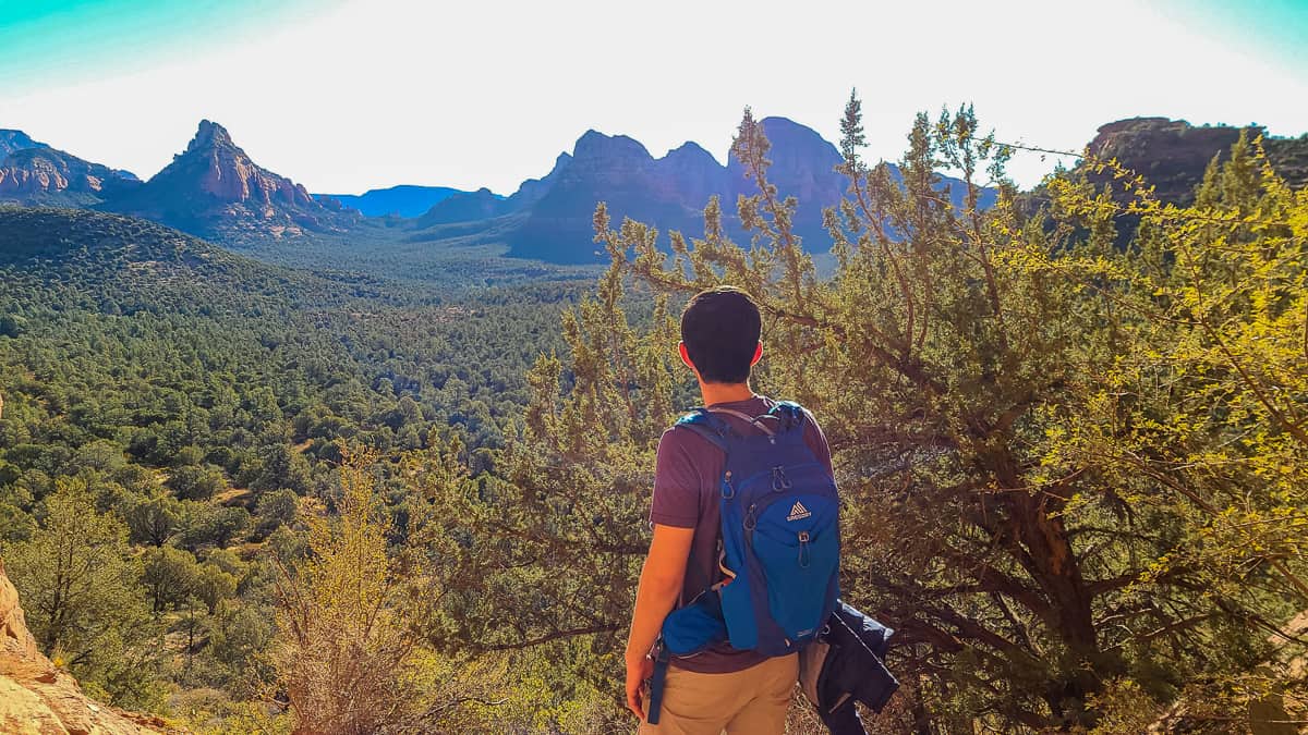 birthing cave hiking in sedona