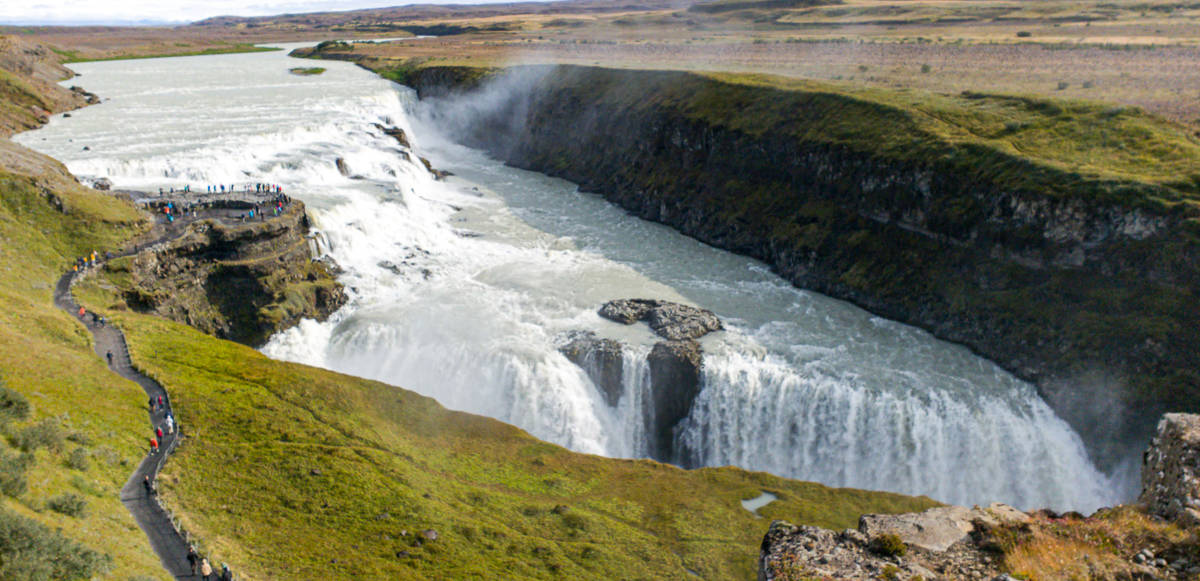 gullfoss iceland ring road