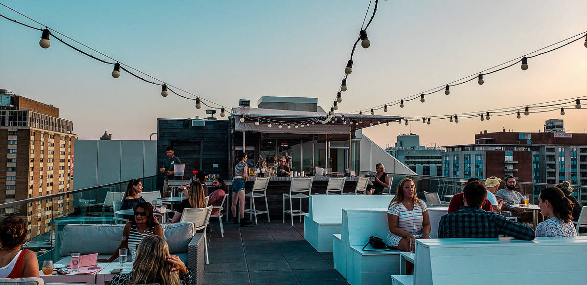Quirk Hotel rooftop bars in richmond