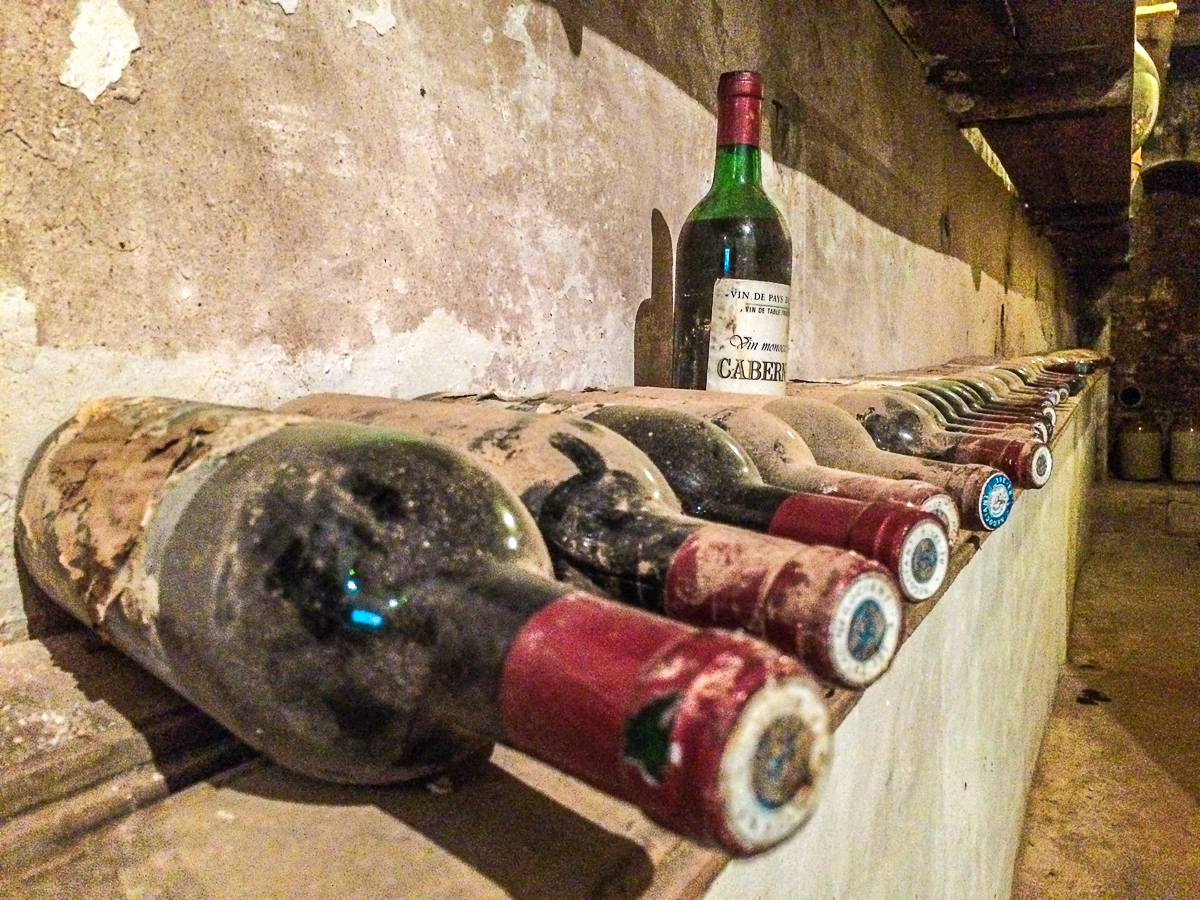 wine bottles - old world wine