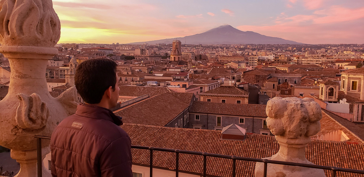 rooftop church catania italy