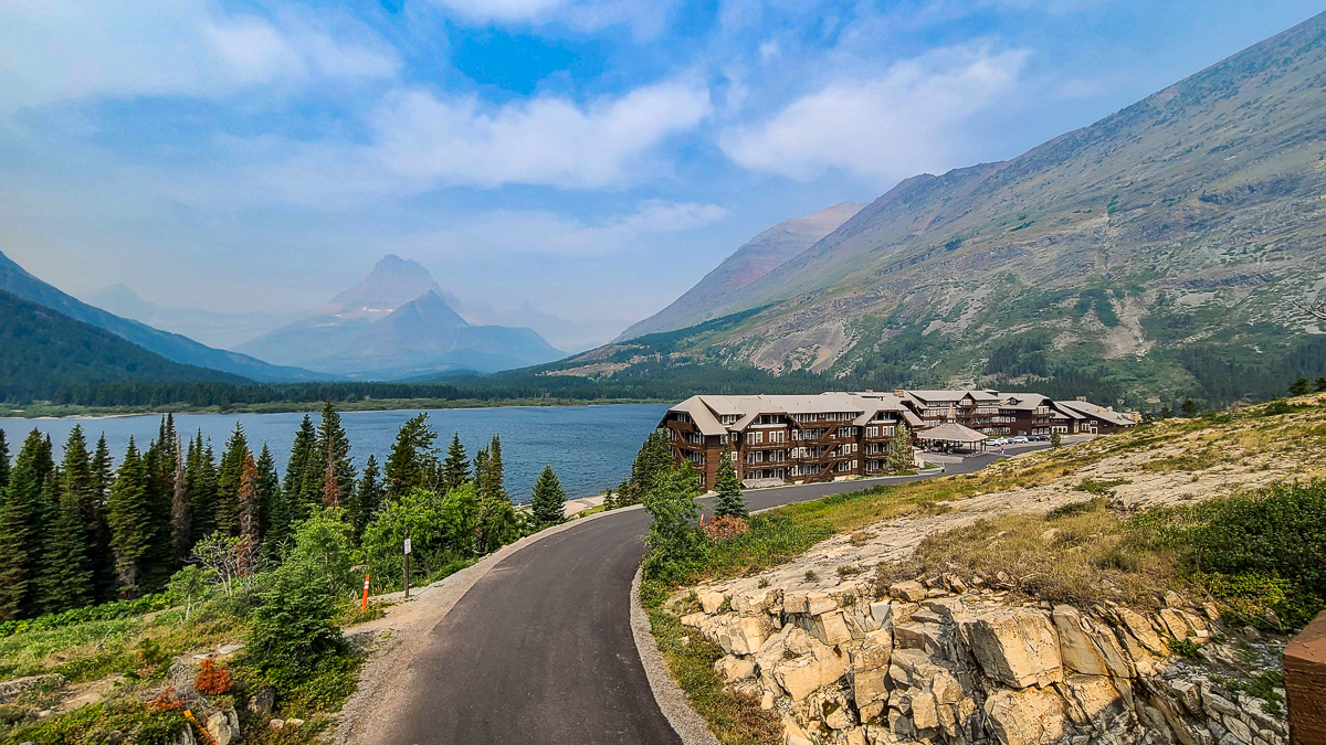 many glacier hotel glacier NP