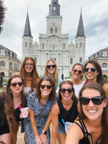jackson square - bachelorette party in new orleans