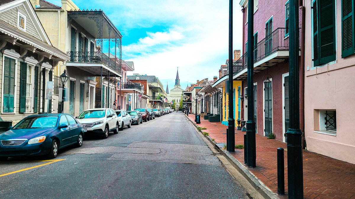 walking the streets in NOLA