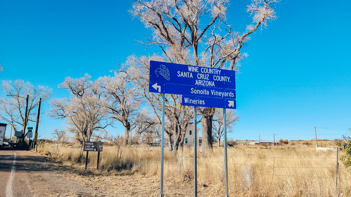 sonoita wineries sign arizona