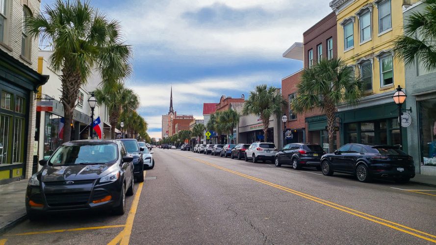 King Street - downtown Charleston, SC
