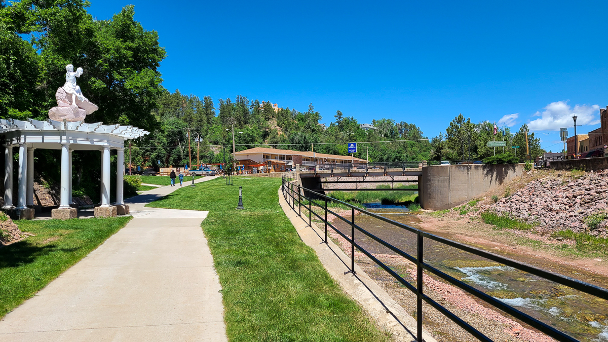 Riverwalk in Hot Springs, SD