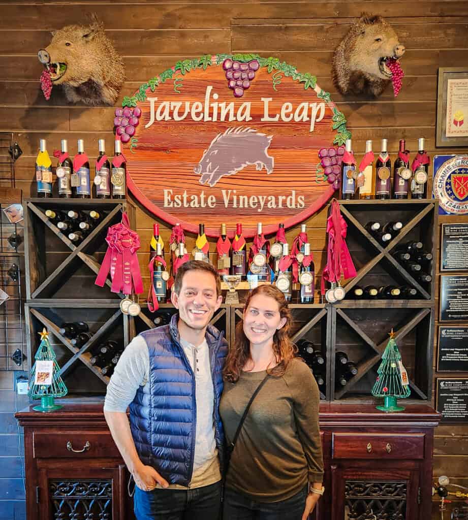 Sam and Chris - Javelina Leap - Cornville wineries, Arizona