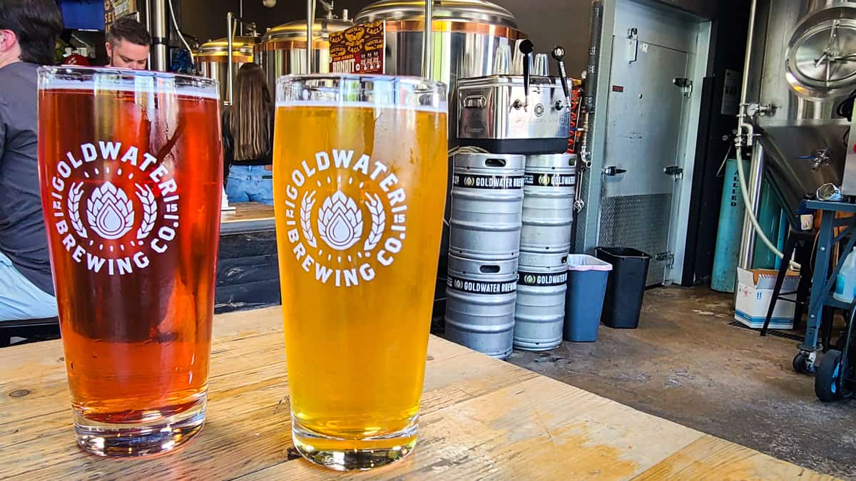 Goldwater brewing in old town scottsdale, arizona