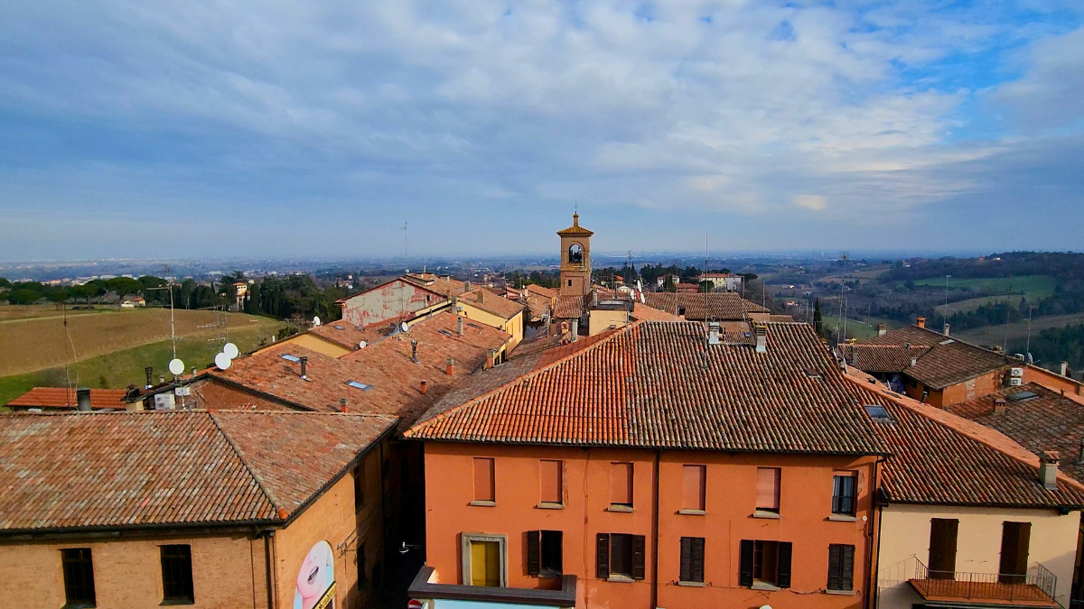 Dozza Italy view from castle
