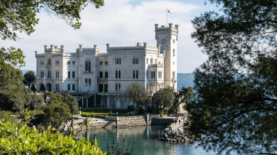Castello di Miramare outside of Trieste Italy