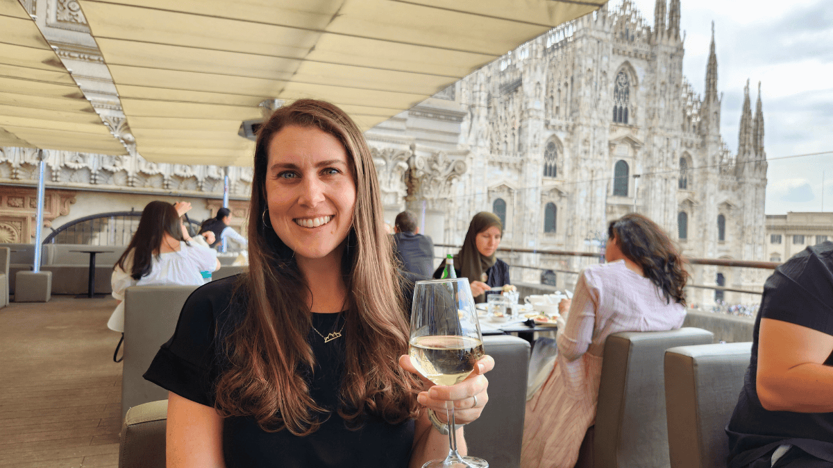 Duomo Terrace 21 in Milan, Italy