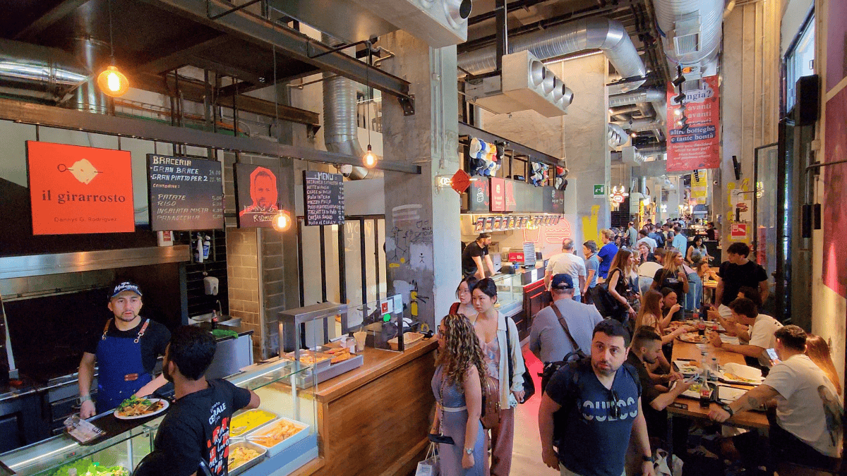 Il Mercato Centrale in Milan, Italy