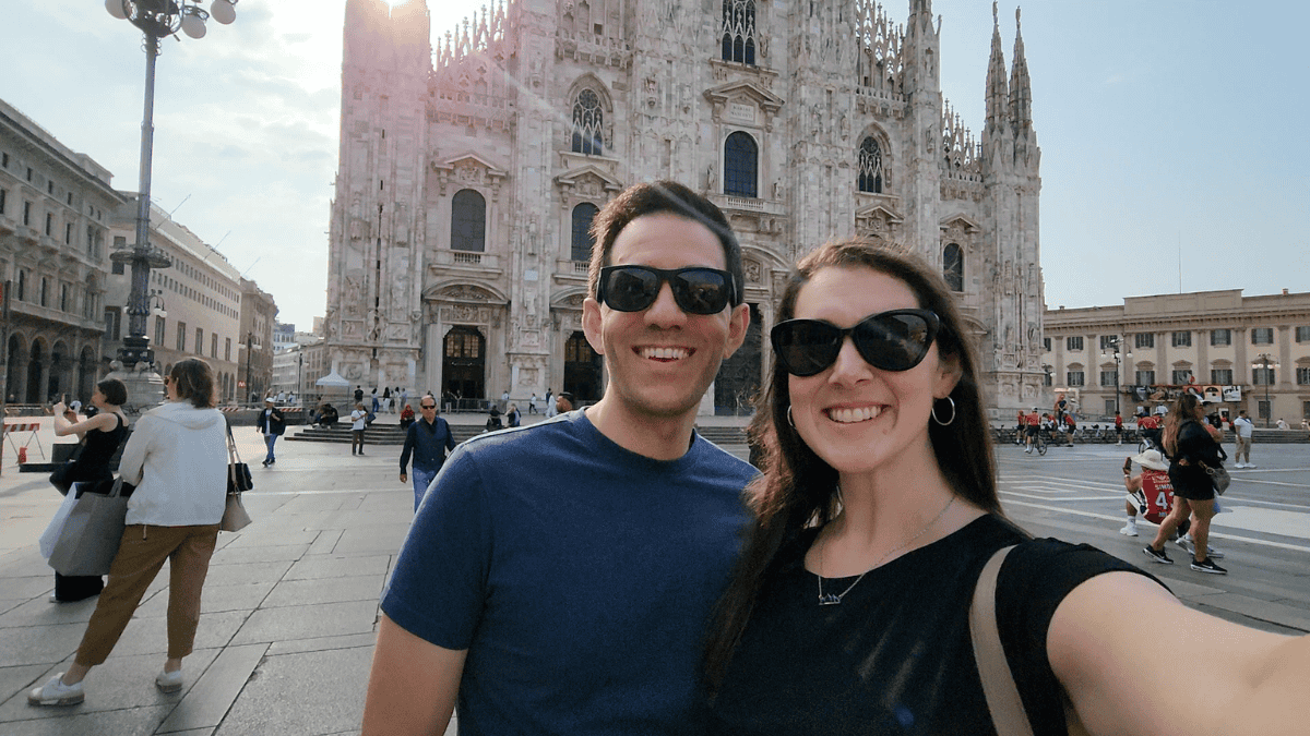 sam and chris - 2 days in Milan, italy itinerary
