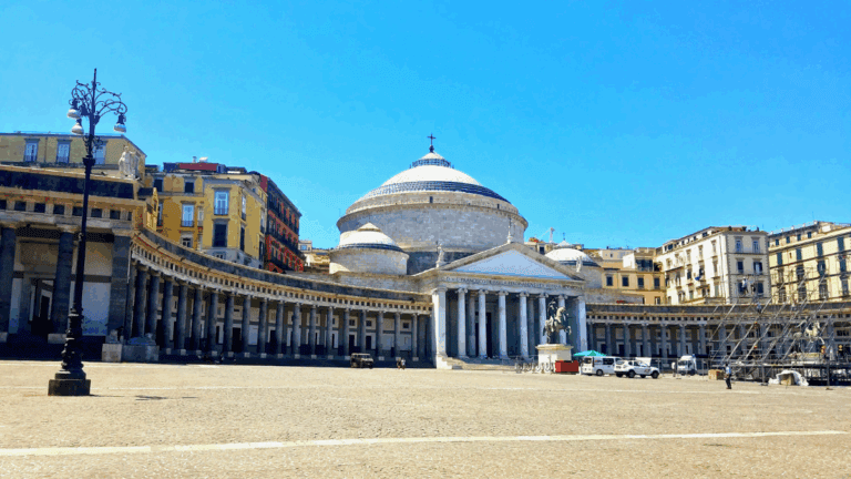 Piazza del Plebiscito, Naples Italy
