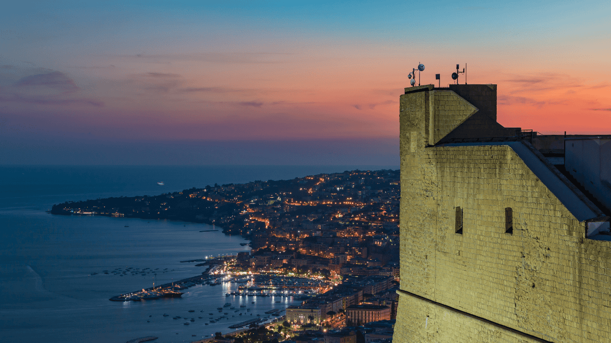 Castel Sant’Elmo: Sunset Views from Vomero, Naples, Italy