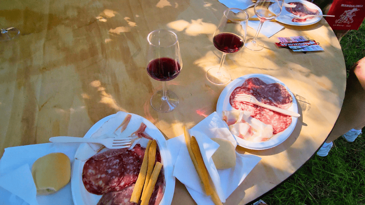 antipasto mangialonga in la morra italy