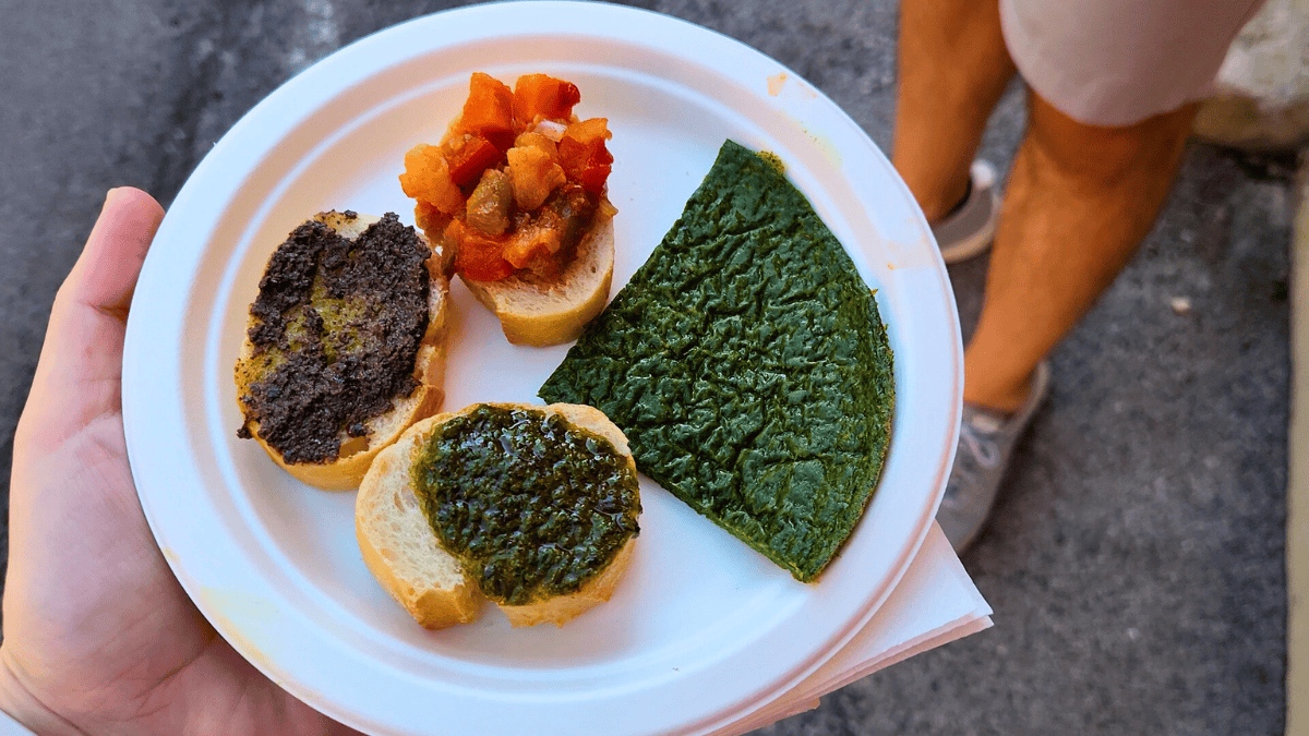 appetizer mangialonga in la morra italy