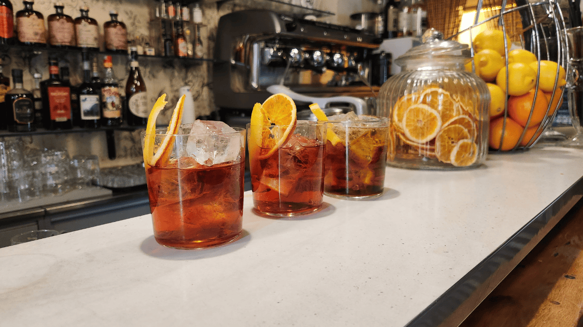 Negroni at cafee rubik