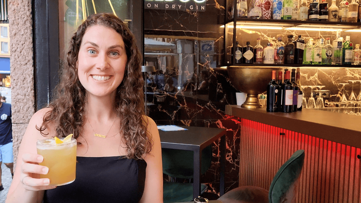 Sam at Rush Bar in Bologna