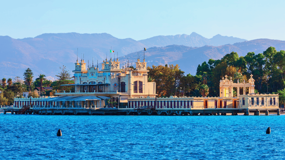 Mondello Beach in Palermo Sicily