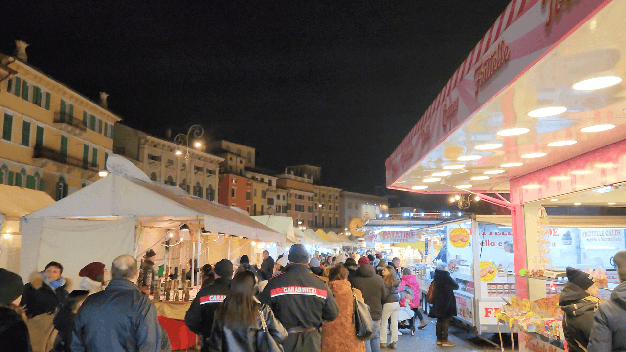 Verona Christmas Market in Italy