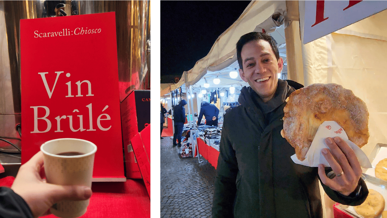 Christmas Markets in Italy - Verona what we ate and drank