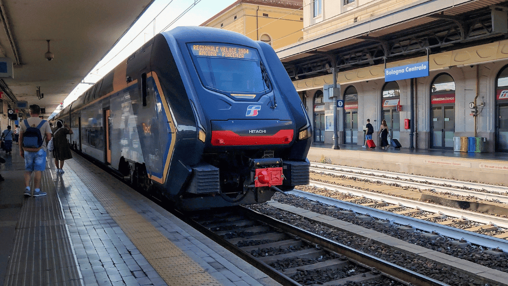 Regional train travel in italy