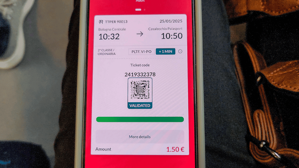 train travel in italy digital tickets