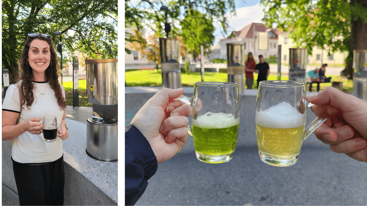 Beer fountain Žalec, Slovenia (1)