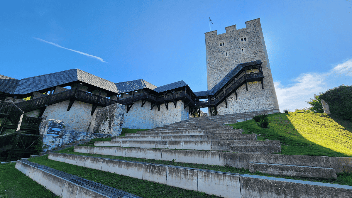 inside Celje castle, Slovenia