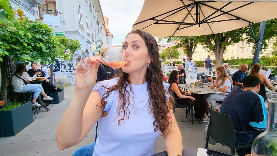 wine bar in Ljubljana