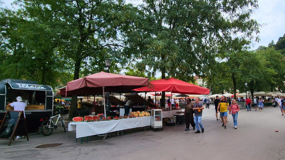 Ljubljana Central Market Street Food