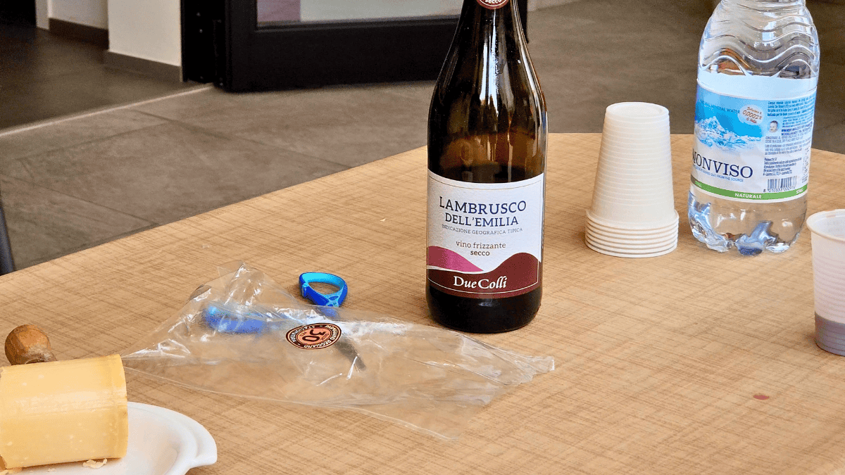 local lambrusco wine on tour